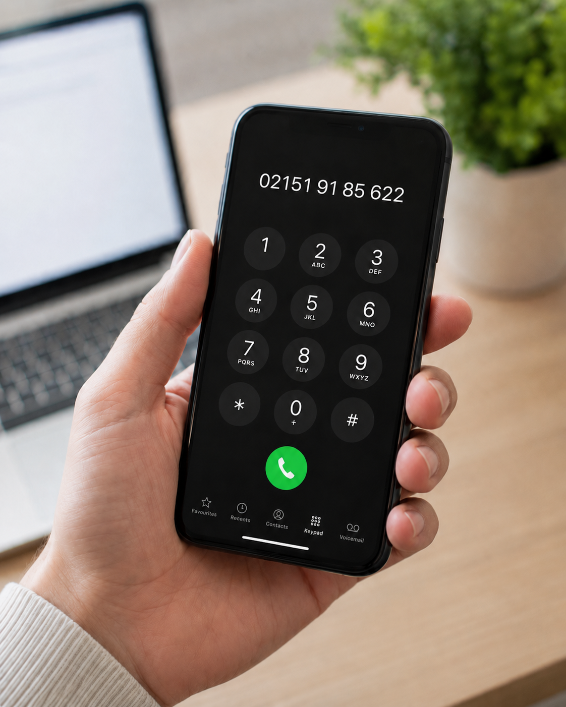 Request and consultation by phone
